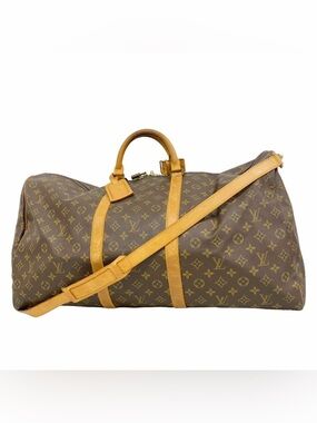 Authentic Louis Vuitton Keepall 60 bandouliere travel unisex with strap